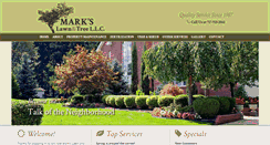 Desktop Screenshot of markslawnandtree.com