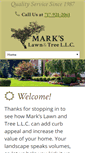 Mobile Screenshot of markslawnandtree.com
